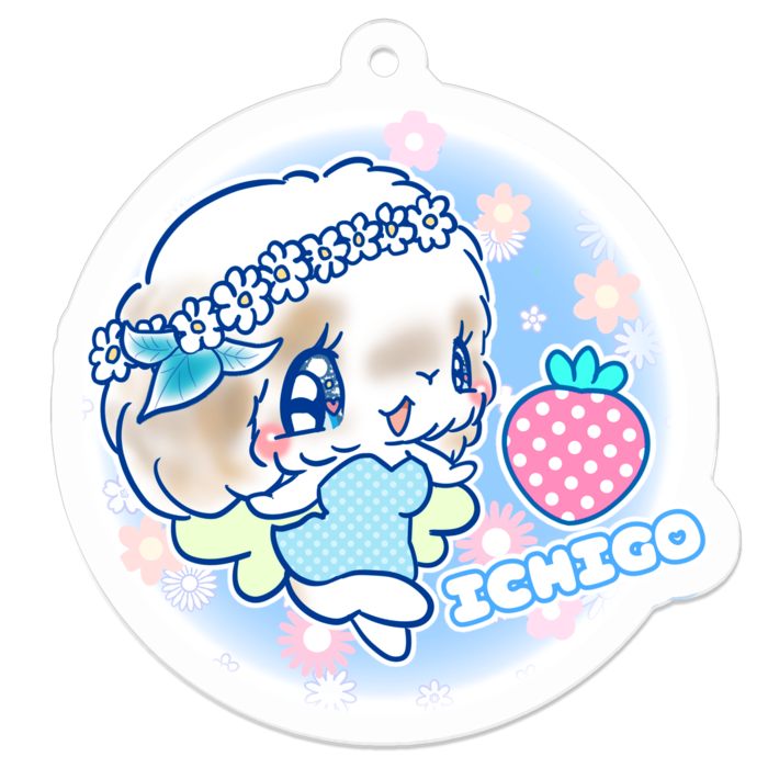 アクリルキーホルダー - 50 x 50 (mm)