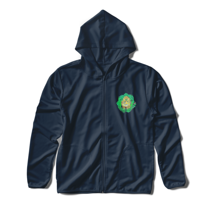 ジップパーカー - S - ネイビー