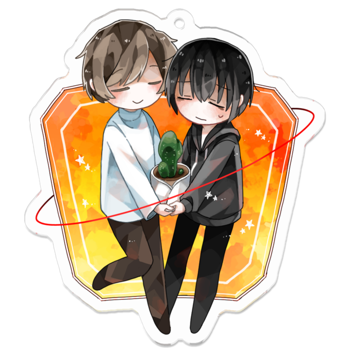 アクリルキーホルダー - 70 x 70 (mm)