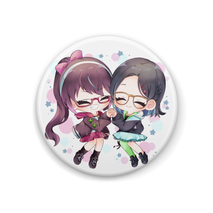 ニコニコ缶バッジ - 44mm