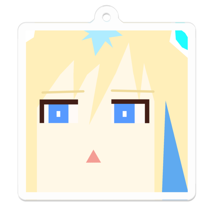 アクリルキーホルダー - 50 x 50 (mm)