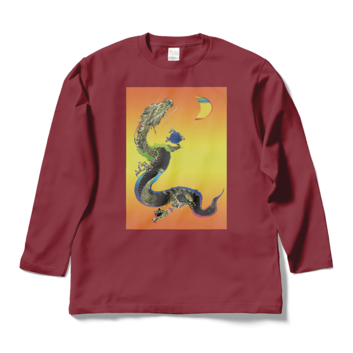 ロングスリーブTシャツ - L - バーガンディ