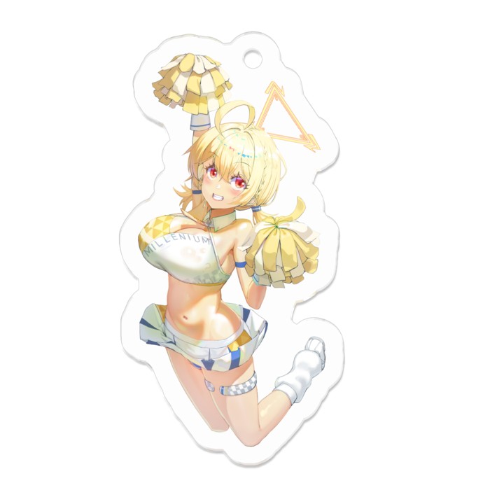 アクリルキーホルダー(コーティング) - 50 x 50 (mm)