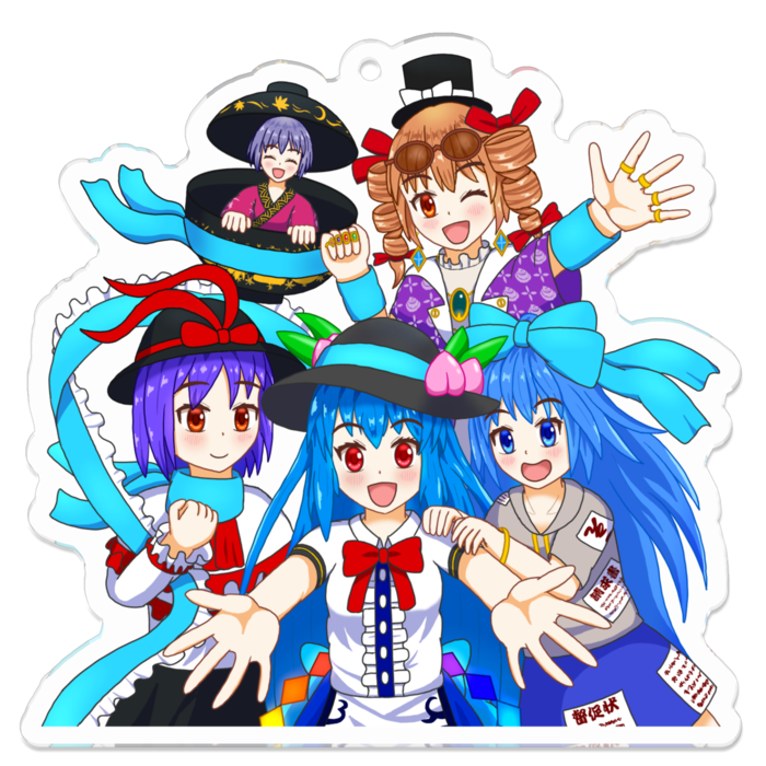 アクリルキーホルダー - 70 x 70 (mm)