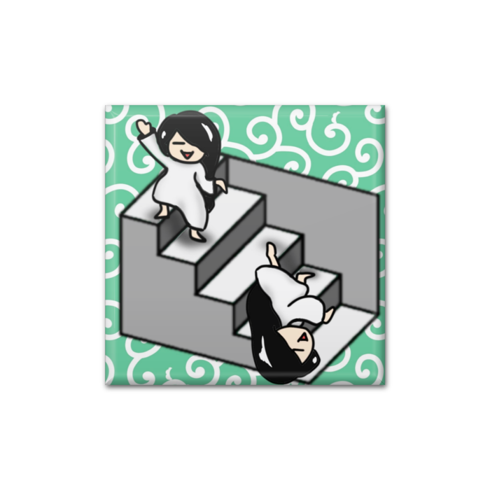 缶バッジ - 四角形40mm