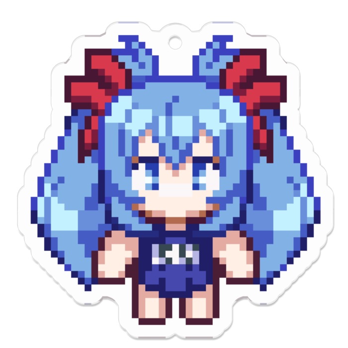 アクリルキーホルダー - 50 x 50 (mm)
