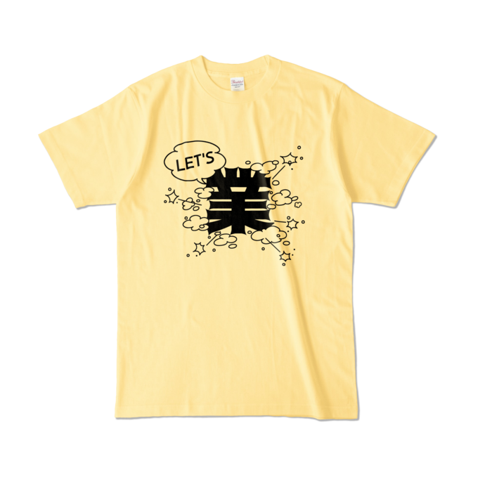 カラーTシャツ - L - ライトイエロー (淡色)