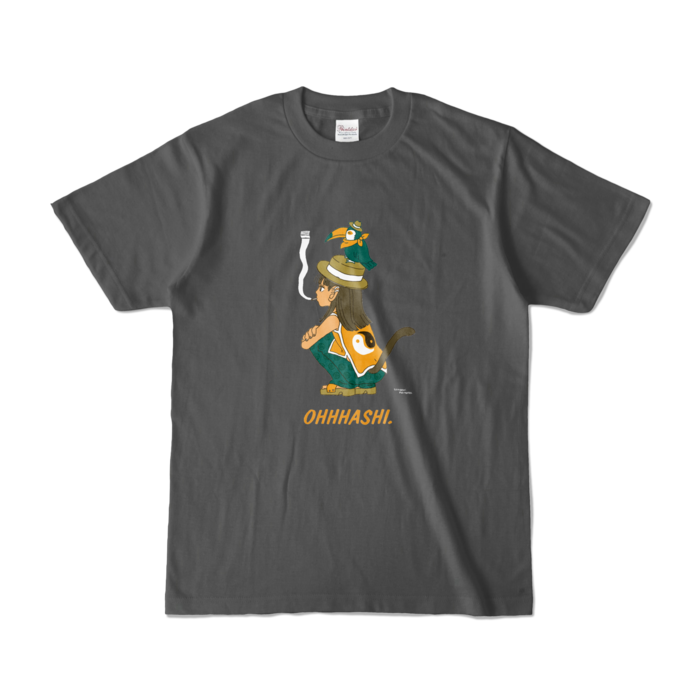 カラーTシャツ - S - チャコール (濃色)