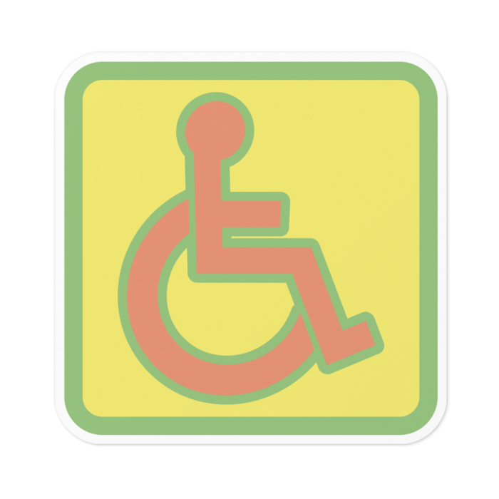 ステッカー - 100 x 100 (mm)