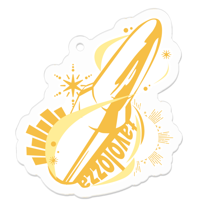 アクリルキーホルダー - 50 x 50 (mm)光