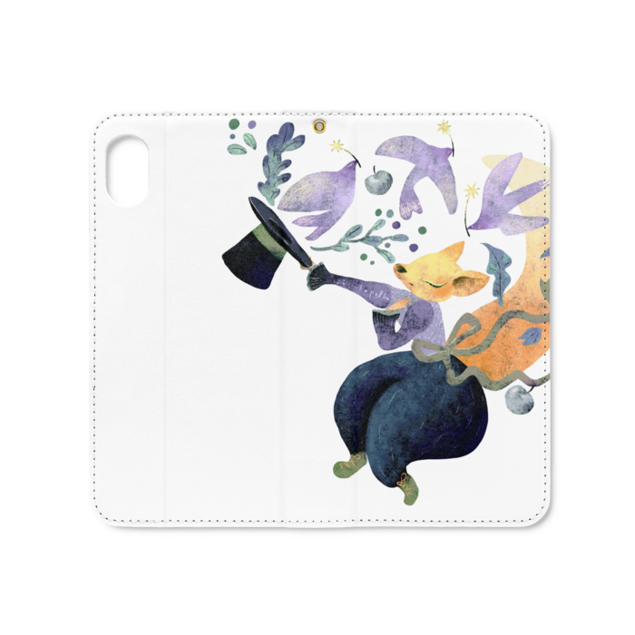 手帳型iPhoneケース（ベルトなし） - iPhone XR - ストラップ穴 あり