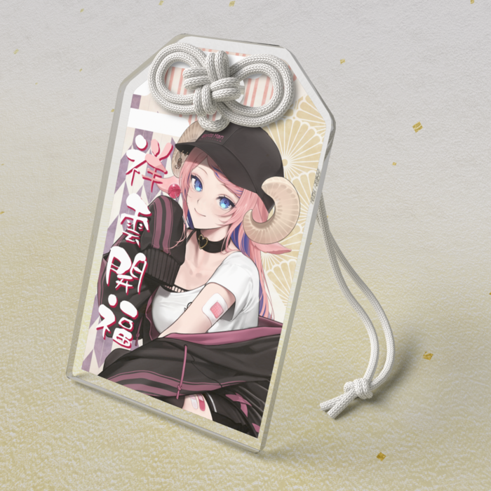 アクリルお守り - 50 × 80mm