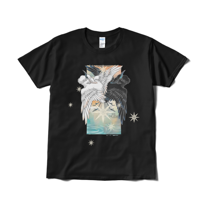 フロントプリント  - L - ブラック