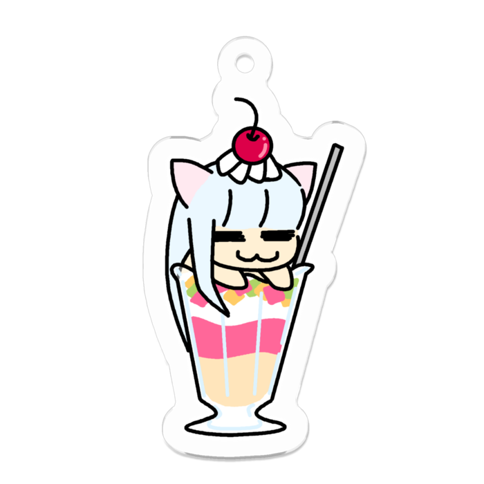 アクリルキーホルダー - 50 x 50 (mm)