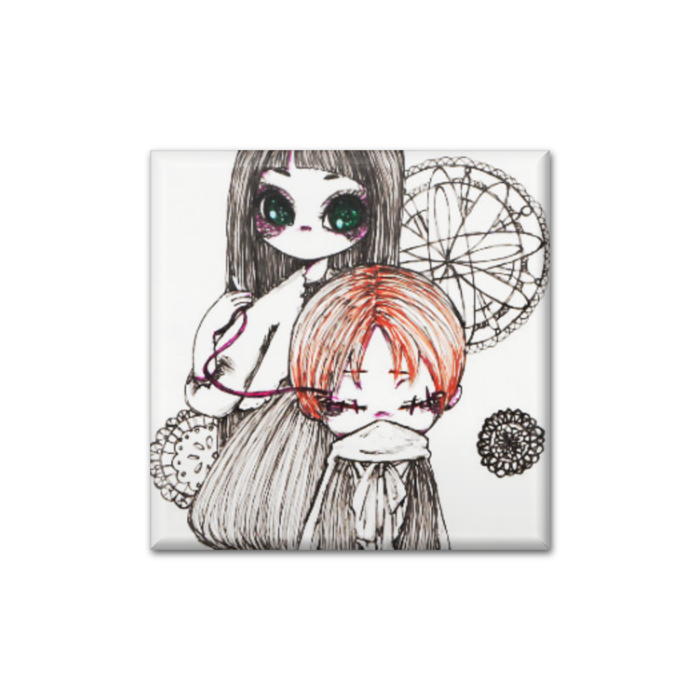 缶バッジ - 四角形40mm