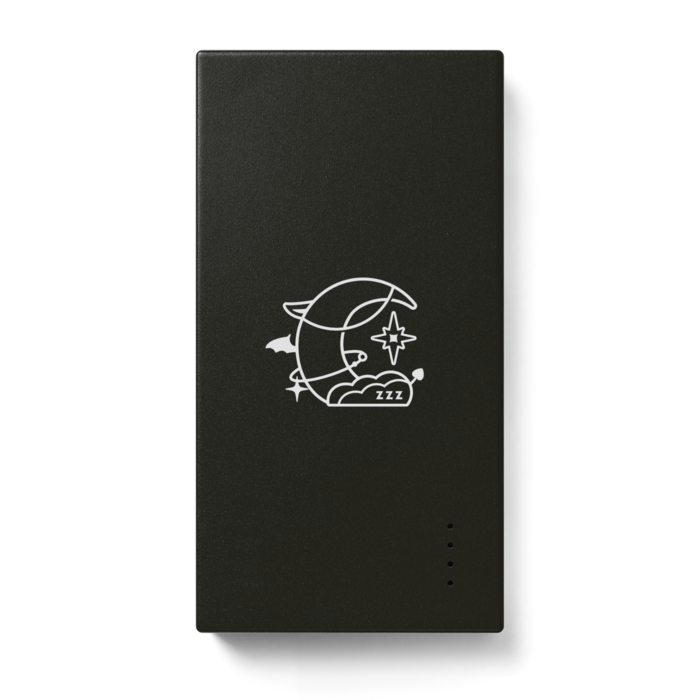 【ブラック】モバイルバッテリー - 123 x 65 (mm)