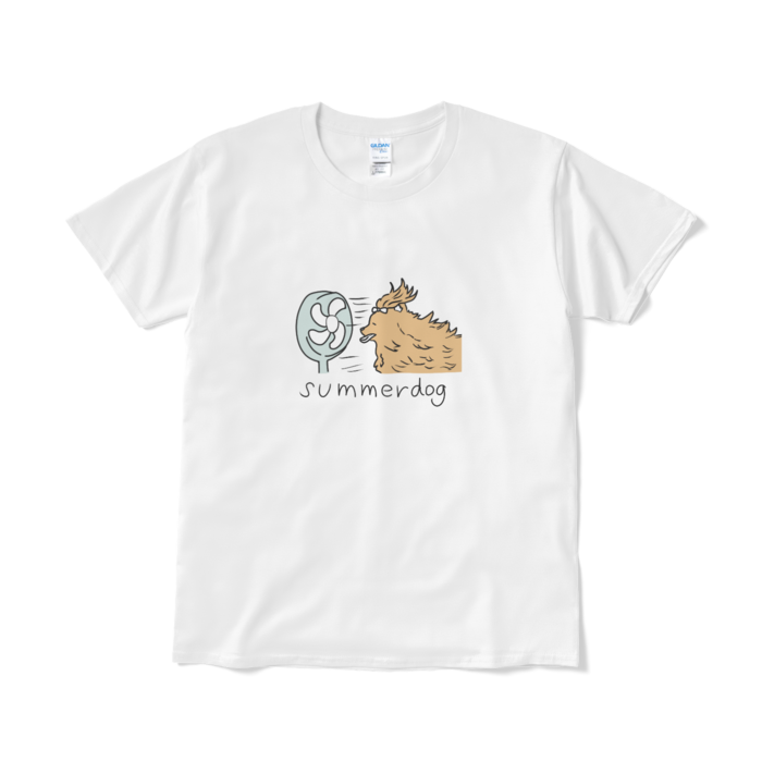 summerdogTシャツ - L - ホワイト