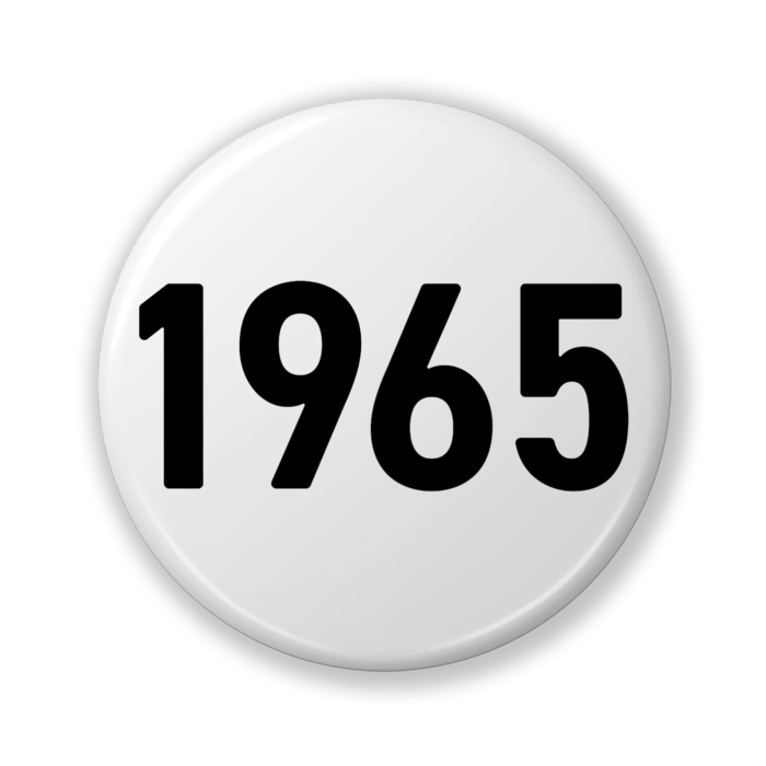 【1965】缶バッジ- 32mm