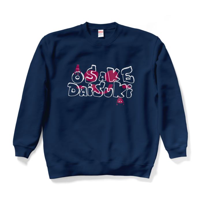 OSAKE SUKO sweatshirt - XL - ネイビー