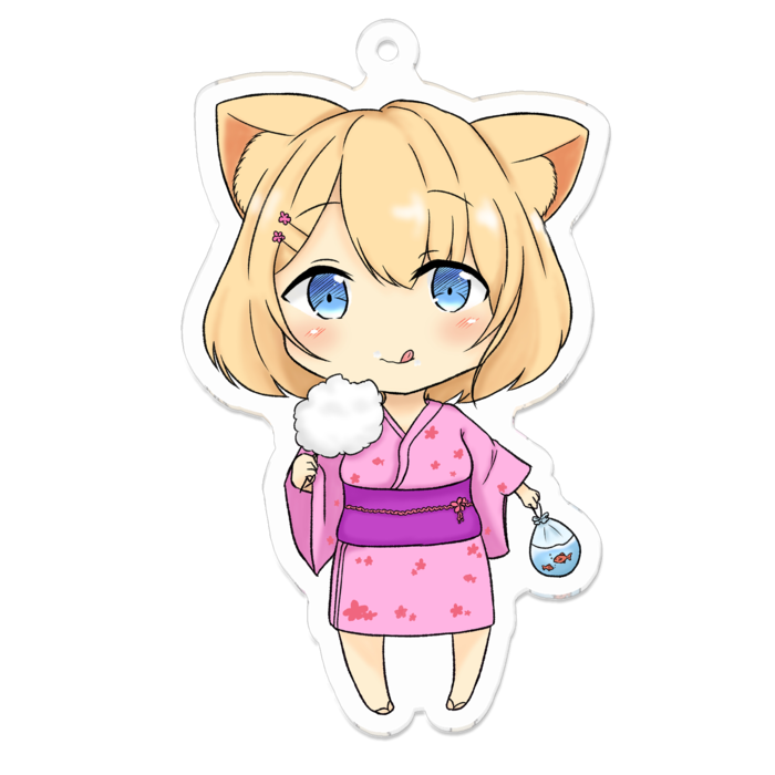 アクリルキーホルダー - 70 x 70 (mm)