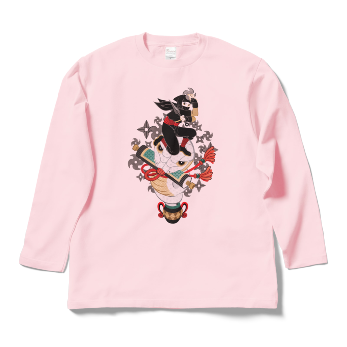 ロングスリーブTシャツ - L - ライトピンク