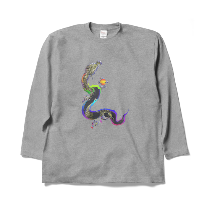 ロングスリーブTシャツ - XL - 杢グレー