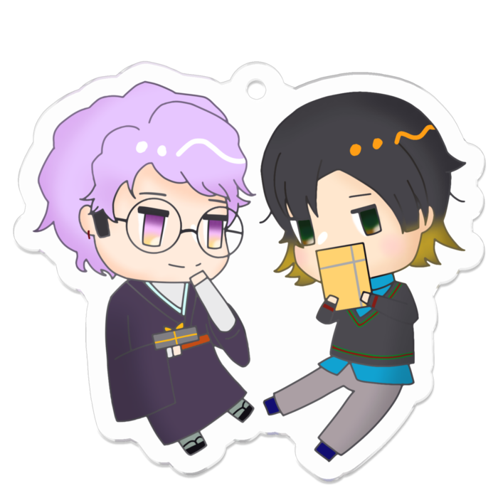 アクリルキーホルダー - 50 x 50 (mm)