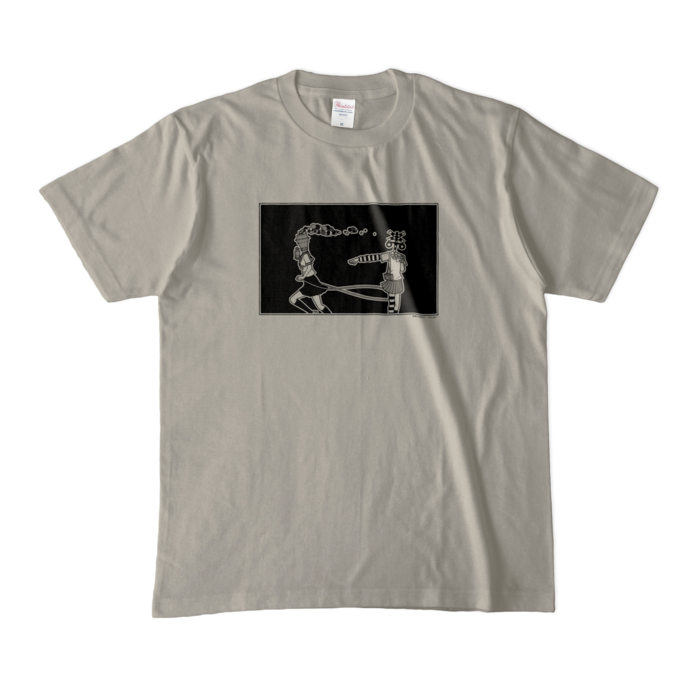 カラーTシャツ(淡色) - M - シルバーグレー