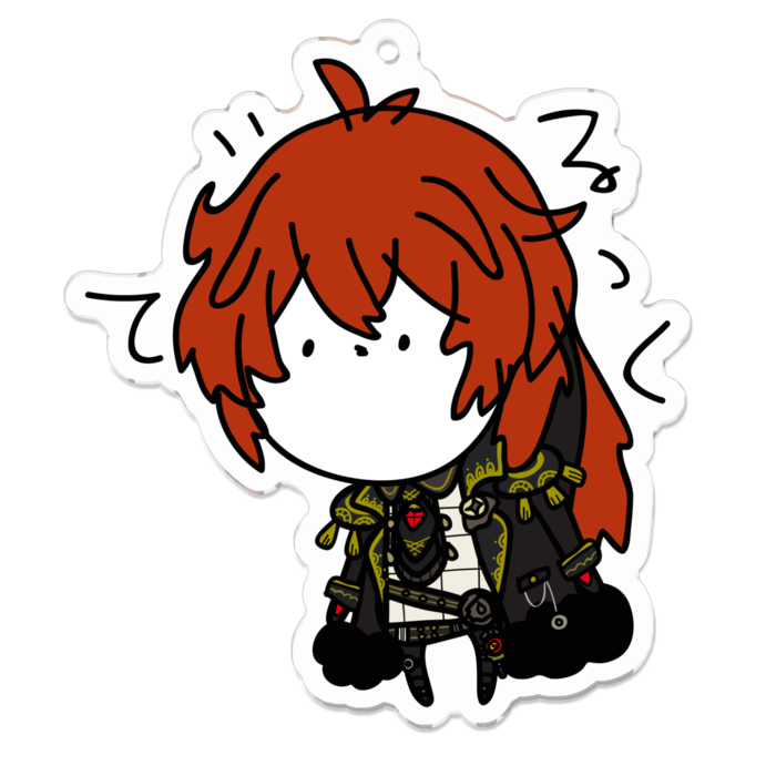 アクリルキーホルダー - 70 x 70 (mm)