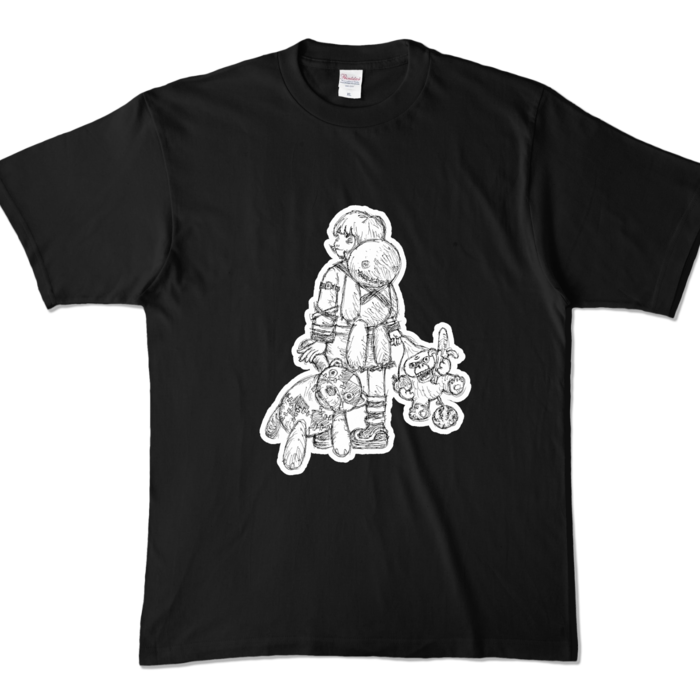 カラーTシャツ - XL - ブラック (濃色)