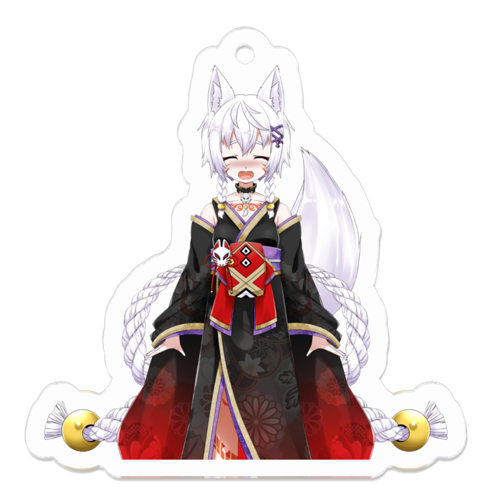 にこにこアクリルキーホルダー