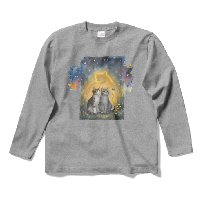 ロングスリーブTシャツ - S - 杢グレー