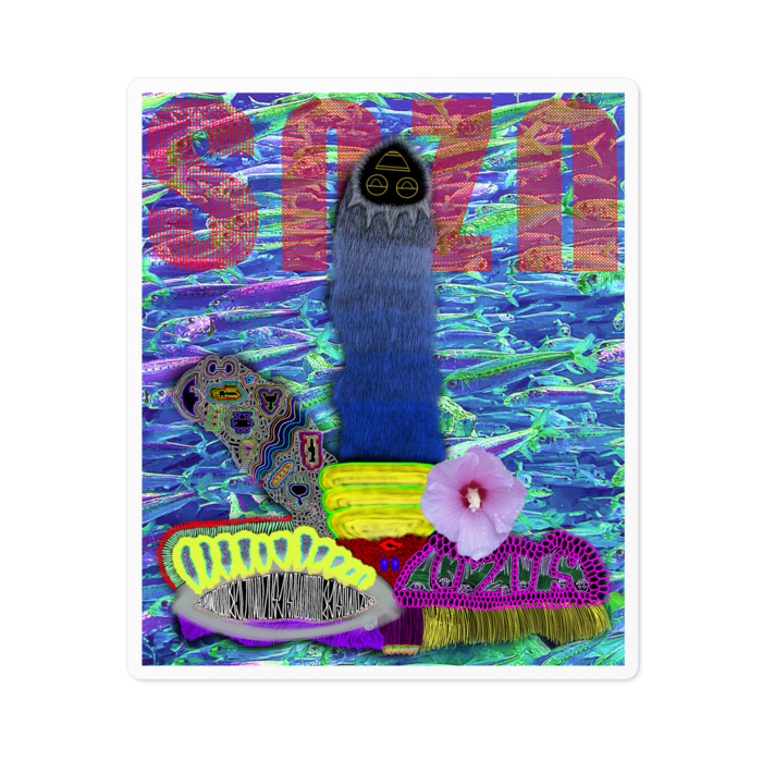 ステッカー - 100 x 100 (mm)