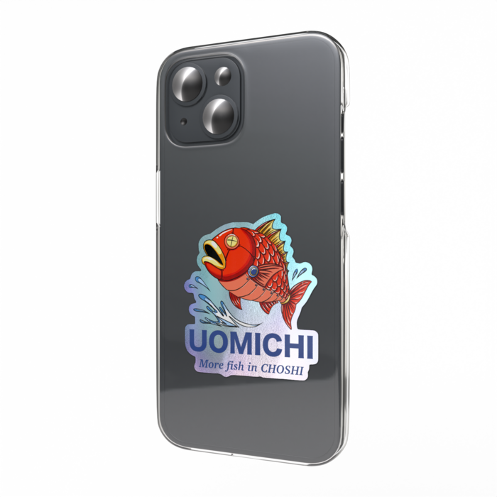 オーロラスマホステッカー - 縦