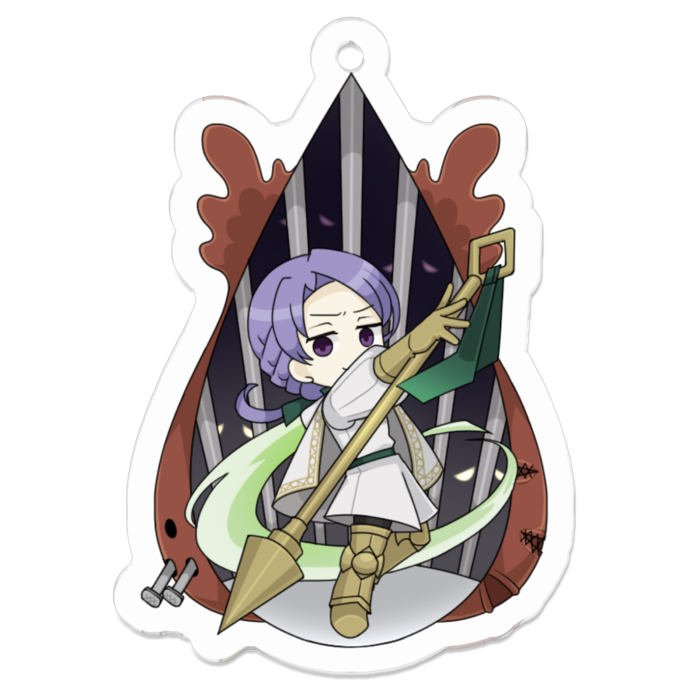 アクリルキーホルダー - 50 x 50 (mm)