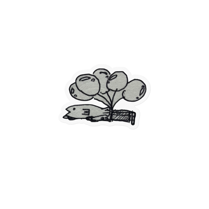 ステッカー - 100 x 100 (mm)