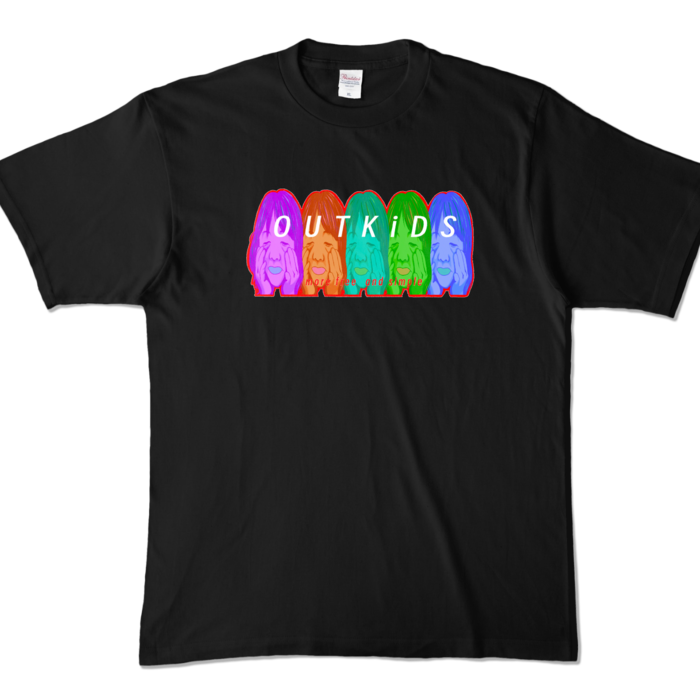 カラーTシャツ - XL - ブラック (濃色)