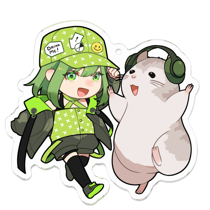 アクリルキーホルダー - 70 x 70 (mm)