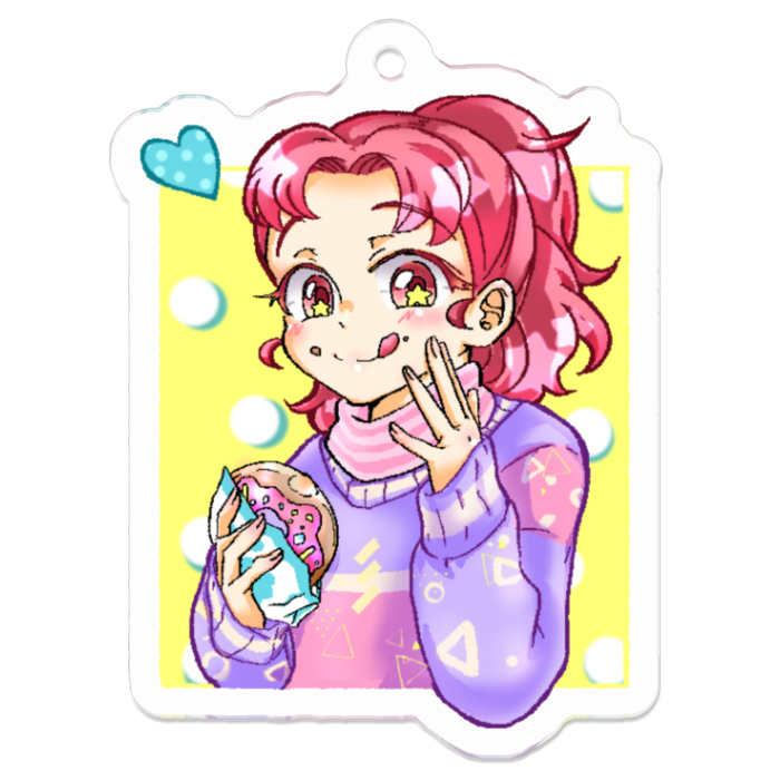 アクリルキーホルダー - 50 x 50 (mm)