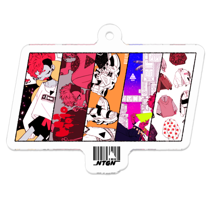 アクリルキーホルダー - 50 x 50 (mm)