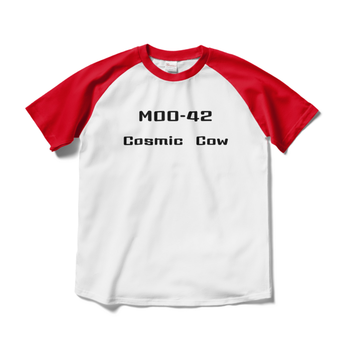 ラグランTシャツ - M - ホワイト×レッド(2)