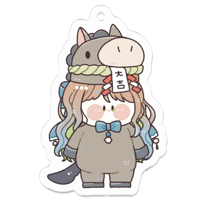 アクリルキーホルダー - 50 x 50 (mm)