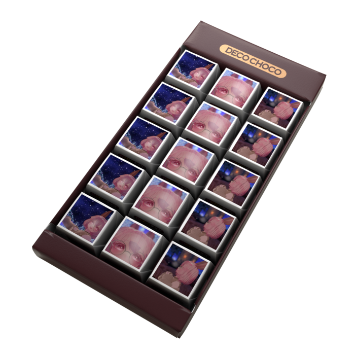 DECOチョコ - 列ごとにデザイン