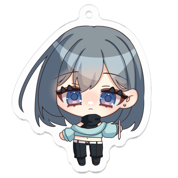 アクリルキーホルダー - 50 x 50 (mm)