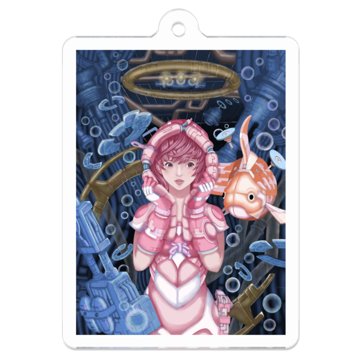 アクリルキーホルダー - 50 x 50 (mm)