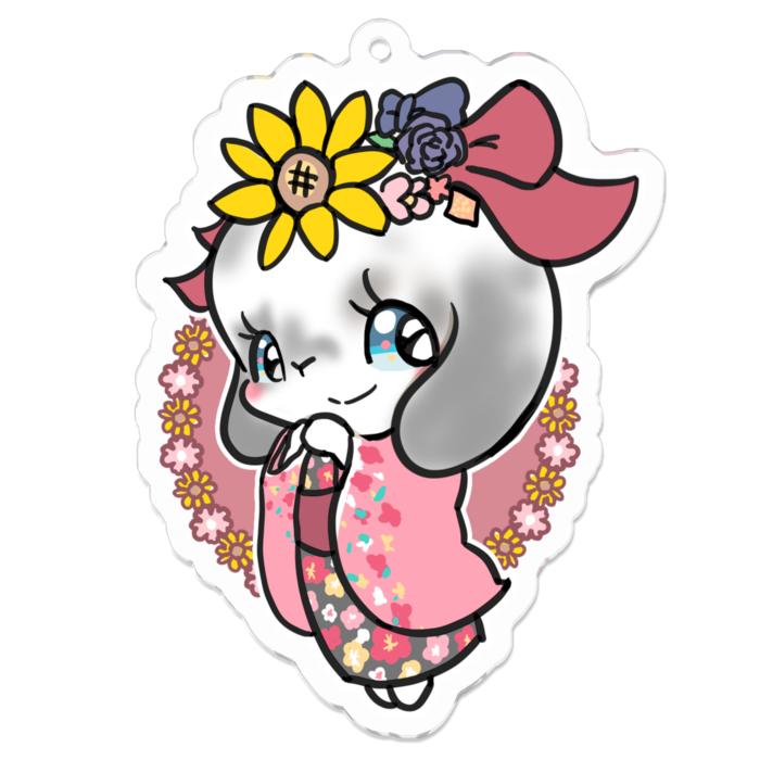 アクリルキーホルダー - 70 x 70 (mm)