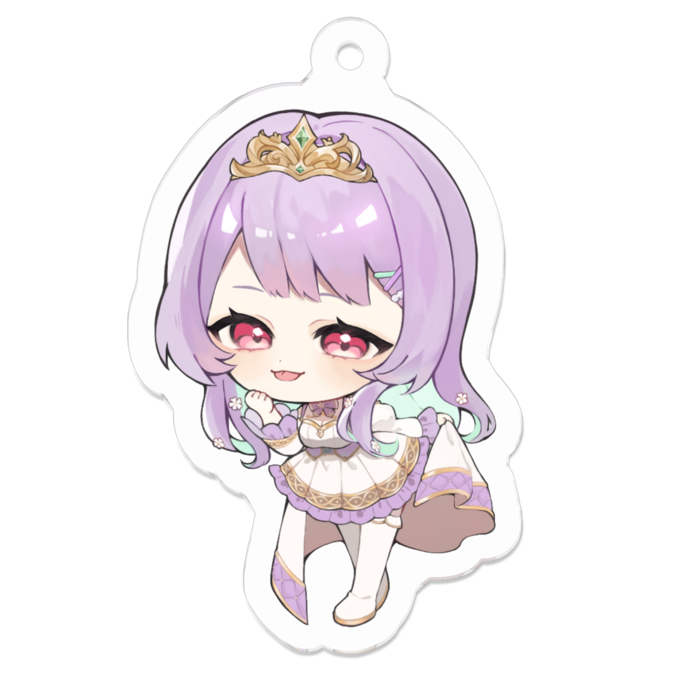 アクリルキーホルダー - 50 x 50 (mm)