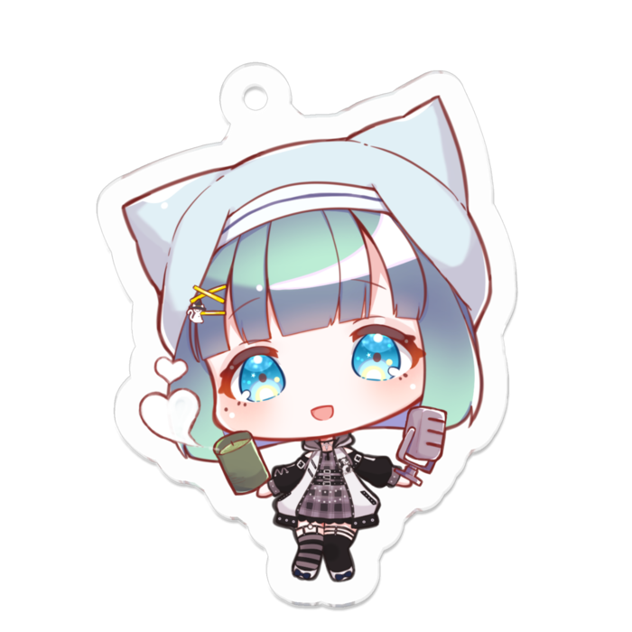 アクリルキーホルダー - 50 x 50 (mm)