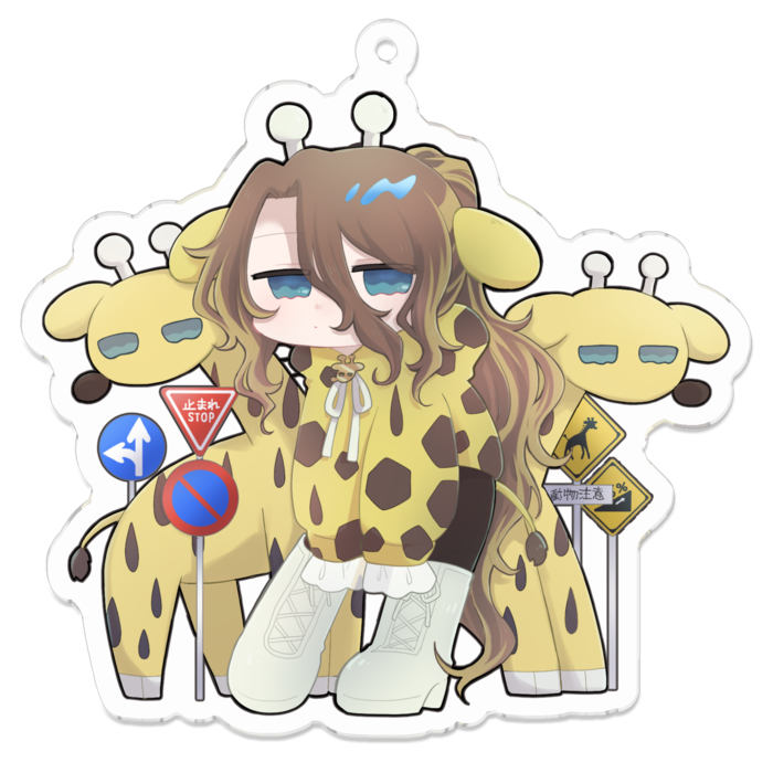 アクリルキーホルダー - 70 x 70 (mm)