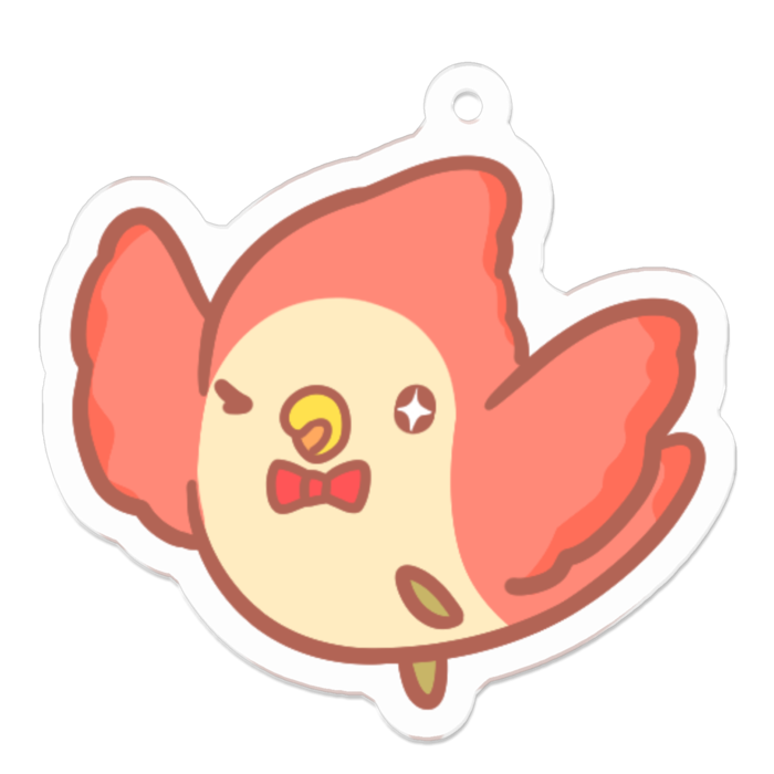 アクリルキーホルダー - 50 x 50 (mm)